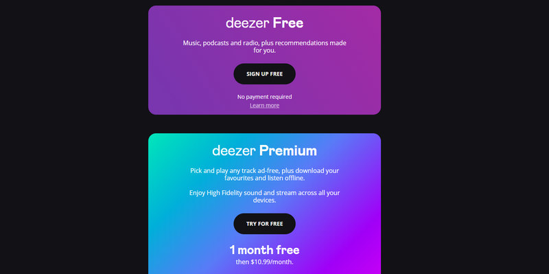 Get Deezer Free Trial Via Deezer Official