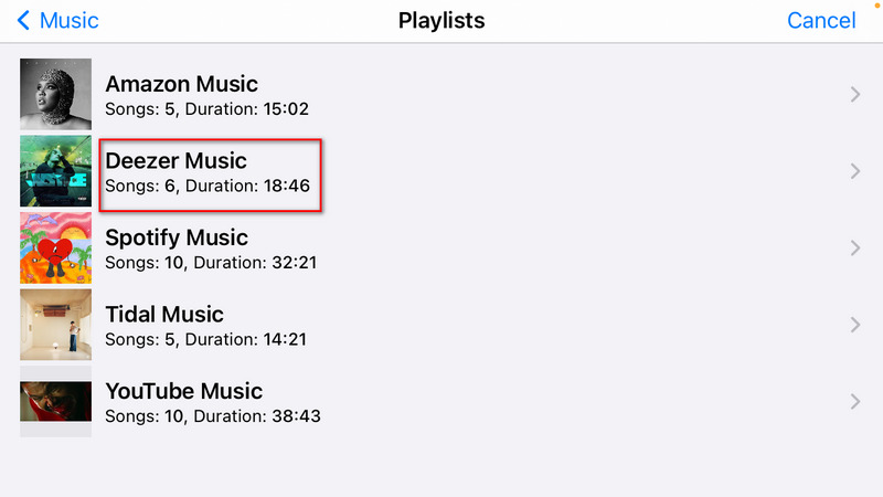 import deezer music to garageband