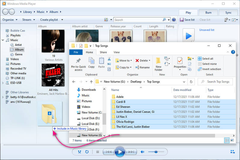 add deezer music to windows media player