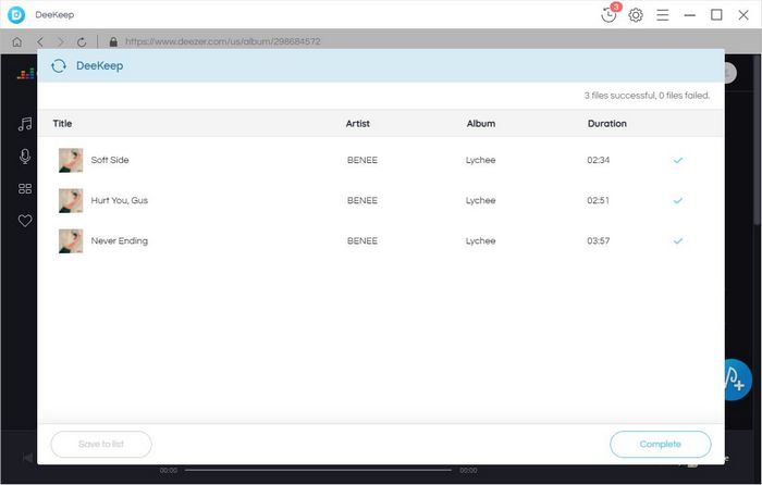 download deezer songs in MP3