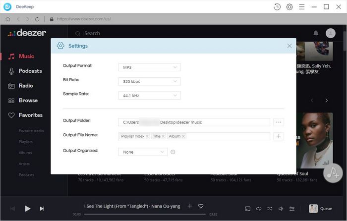 download deezer music in mp3