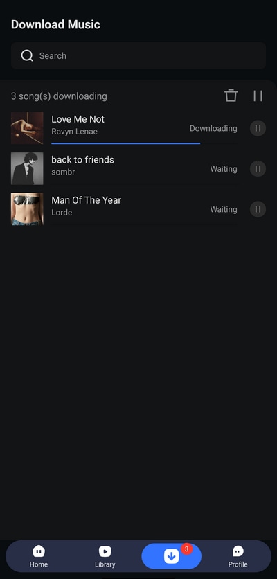 downloading songs