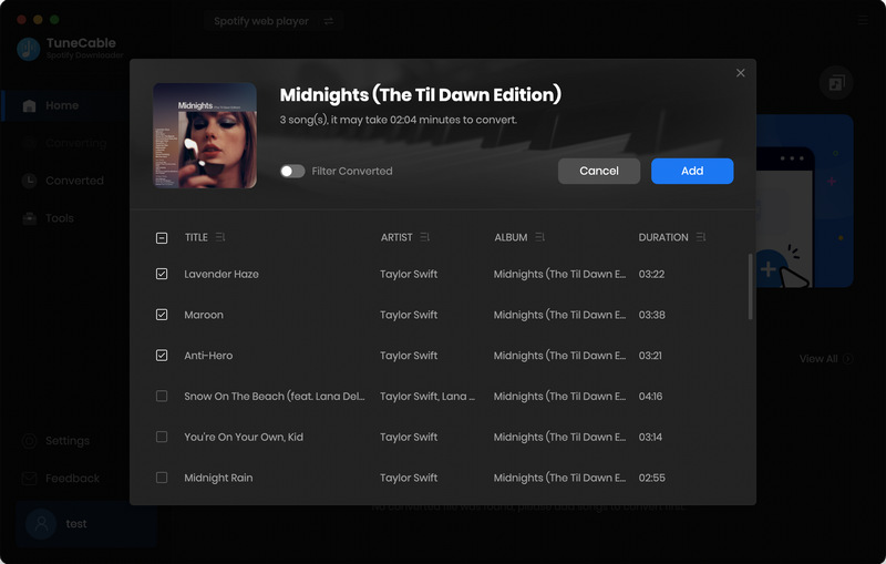 Add music