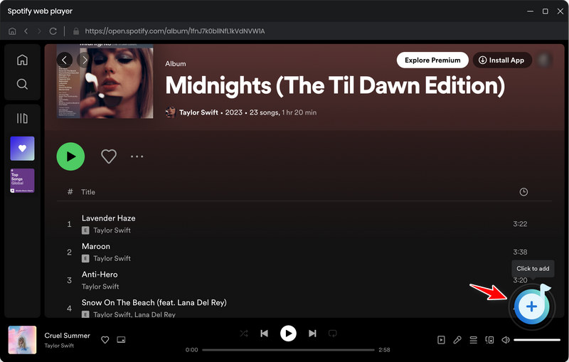 Click to add music