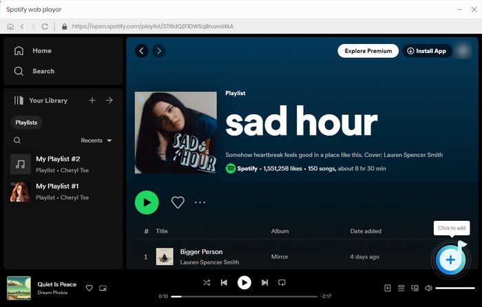 Select music