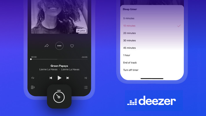 Set Sleep Timer on Deezer 